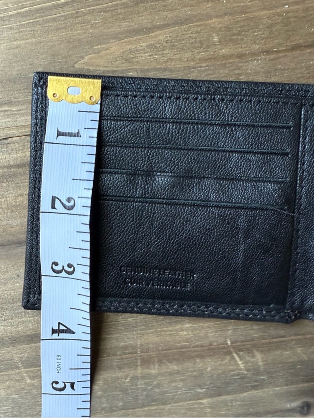Roots Black Leather Bifold Wallet - Picture 6 of 6